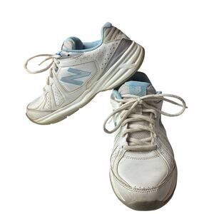 New Balance 409 Cross Trainer White/Blue Sneakers Women's 9 Shoes READ!!